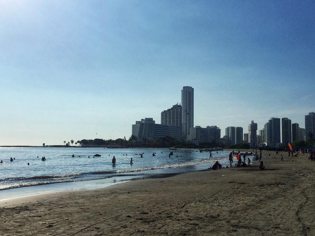 Apartamento Con Hermosa Vista Y Cerca De Playas Cartagena Eksteriør billede